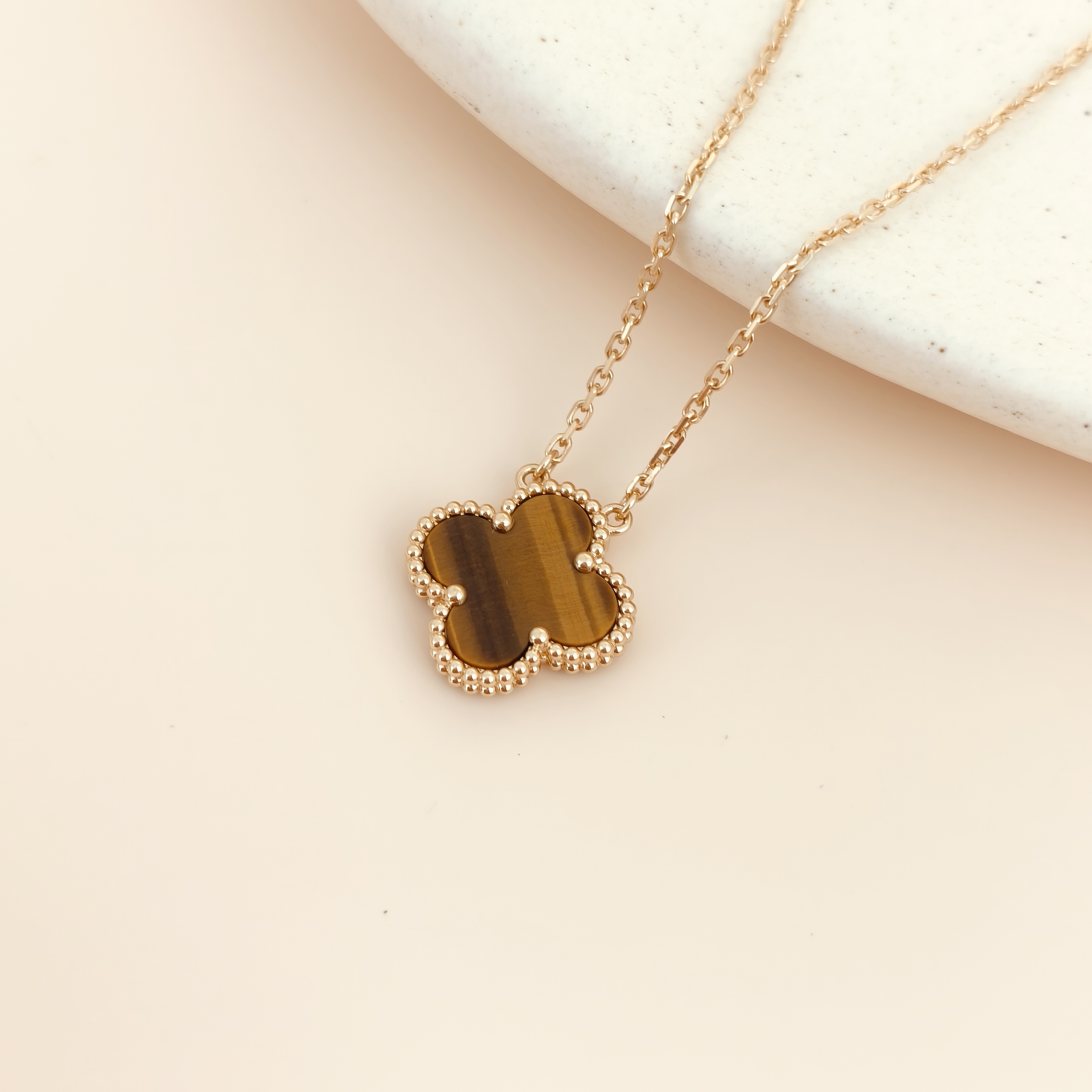 Van Cleef & Arpels Necklace Alhambra Yellow Gold 18KY ellow Gold Vintage Small1.5 × 1.5 × 40 cm — cover view 3 of 8