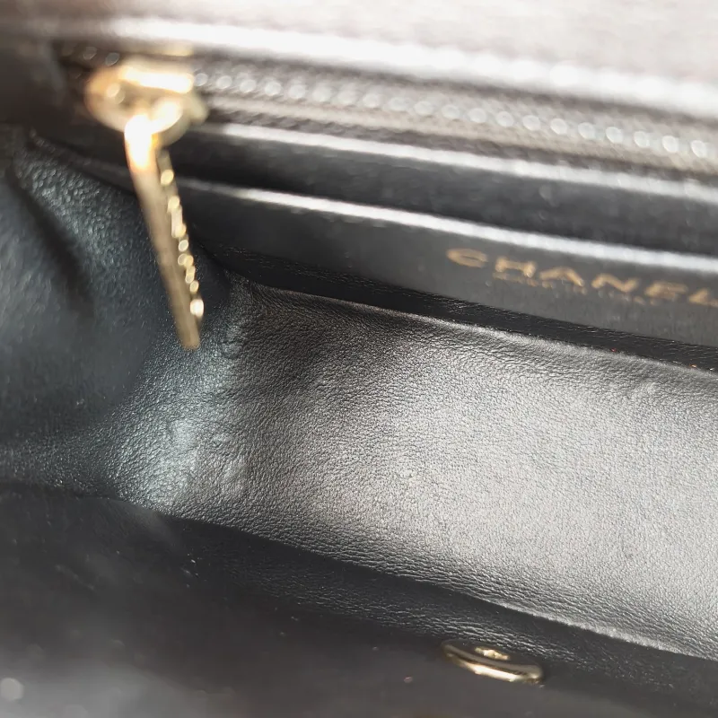 Chanel Crossbody Bag Classic Flap Mini CF Mini Black SL ambskinmini17 × 8 × 13.5 cm — detail view 6 of 15