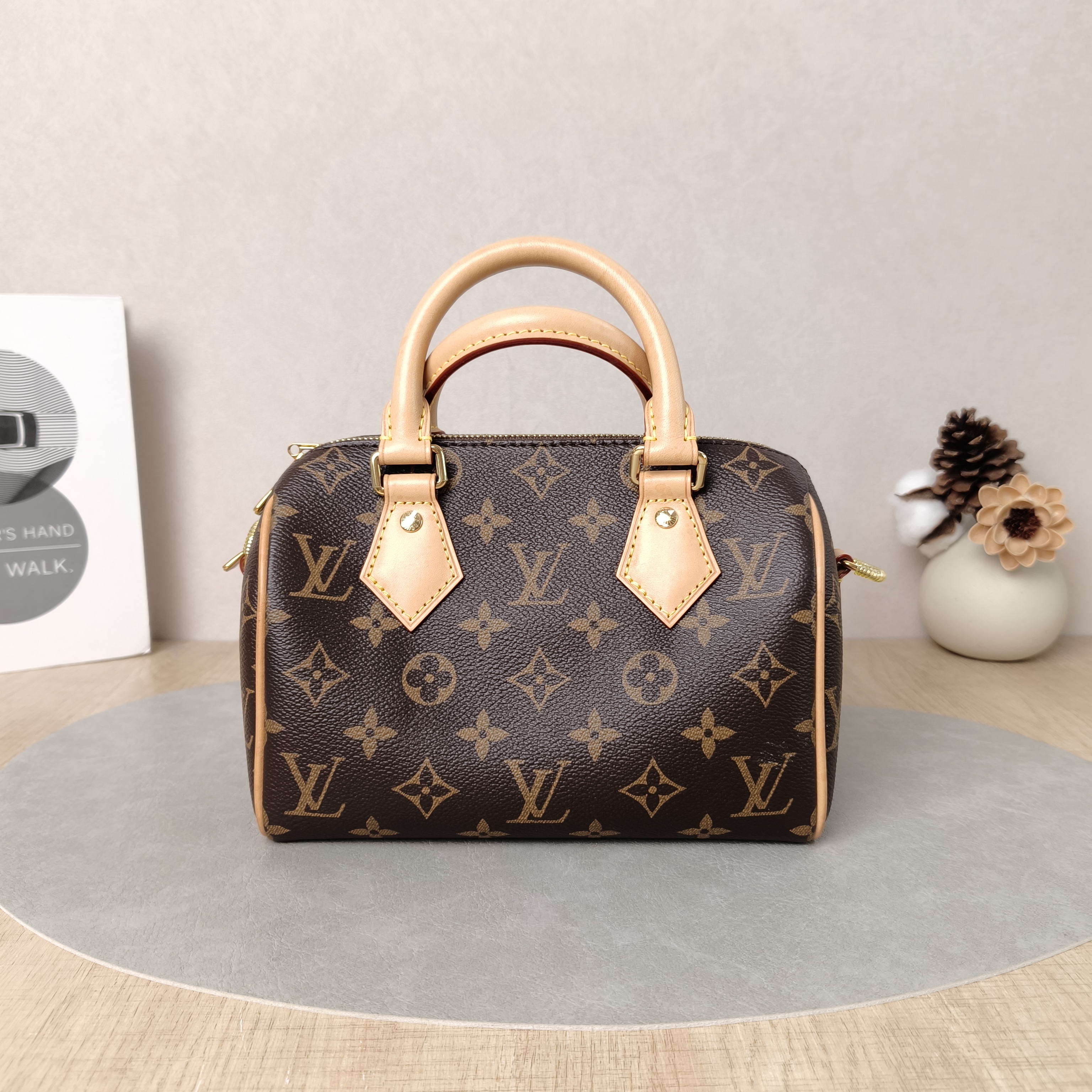 Louis Vuitton Crossbody Bag Speedy20 Shoulder Strap PVC Small20.5 × 12 × 13.5 cm