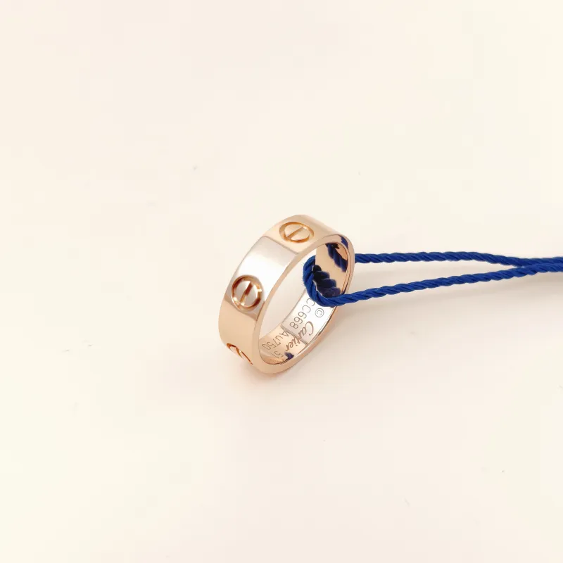 CARTIER Ring Love Collection Ring Rose Gold 18KR ose Gold Edition 51 — cover view 5 of 7