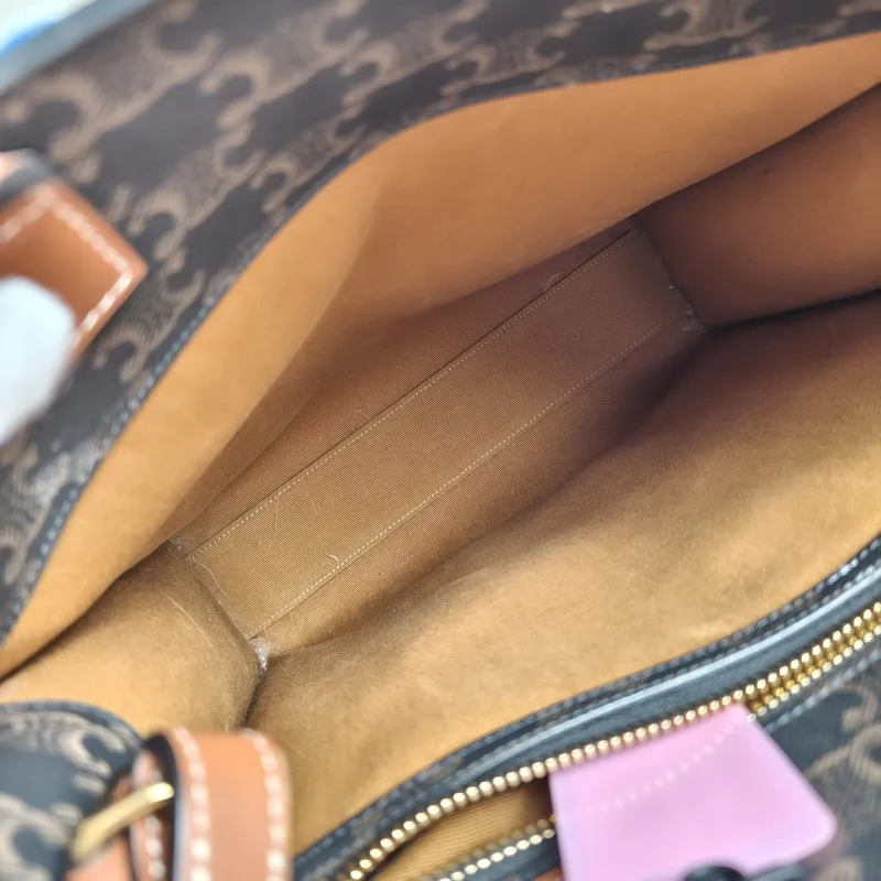 CELINE Crossbody Bag CABAS Monogram PVC Small 28.5 × 8 × 33 cm — detail view 9 of 12