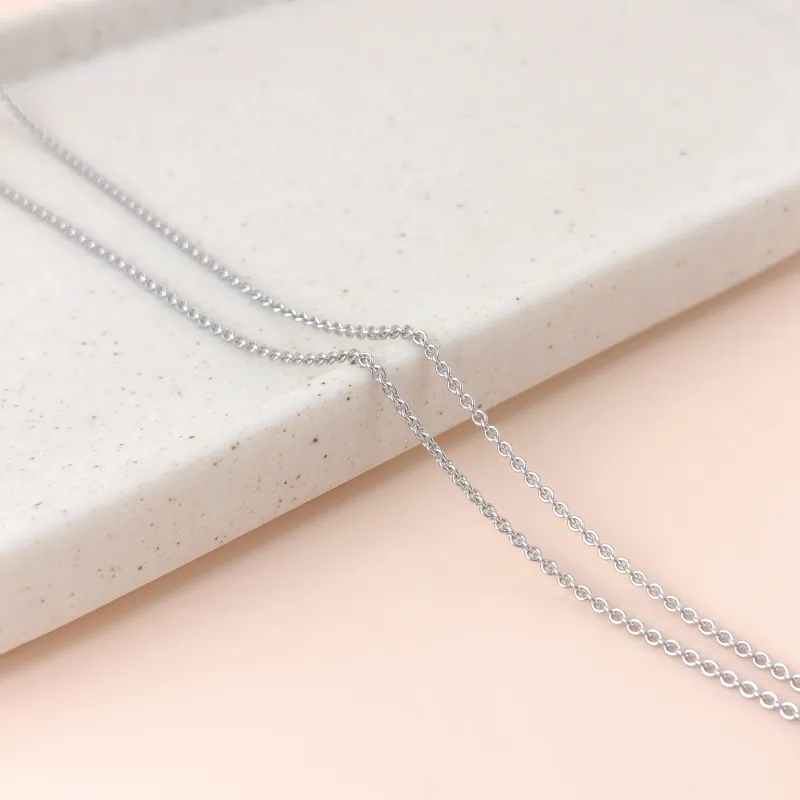 Hermès Necklace Kelly Cadenas Necklace White Gold18KW hite Gold Diamond One Size40cm — cover view 6 of 8