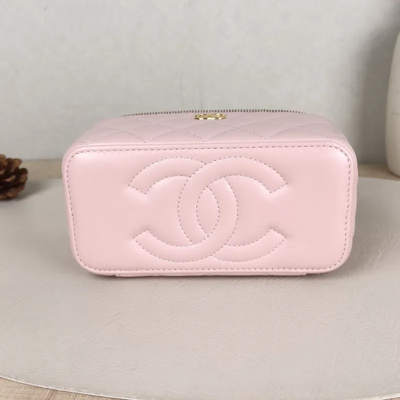 Chanel Crossbody Bag Edition Pink Lambskin 16 × 8 × 9.5 cm Microchip Edition — cover view 3 of 5