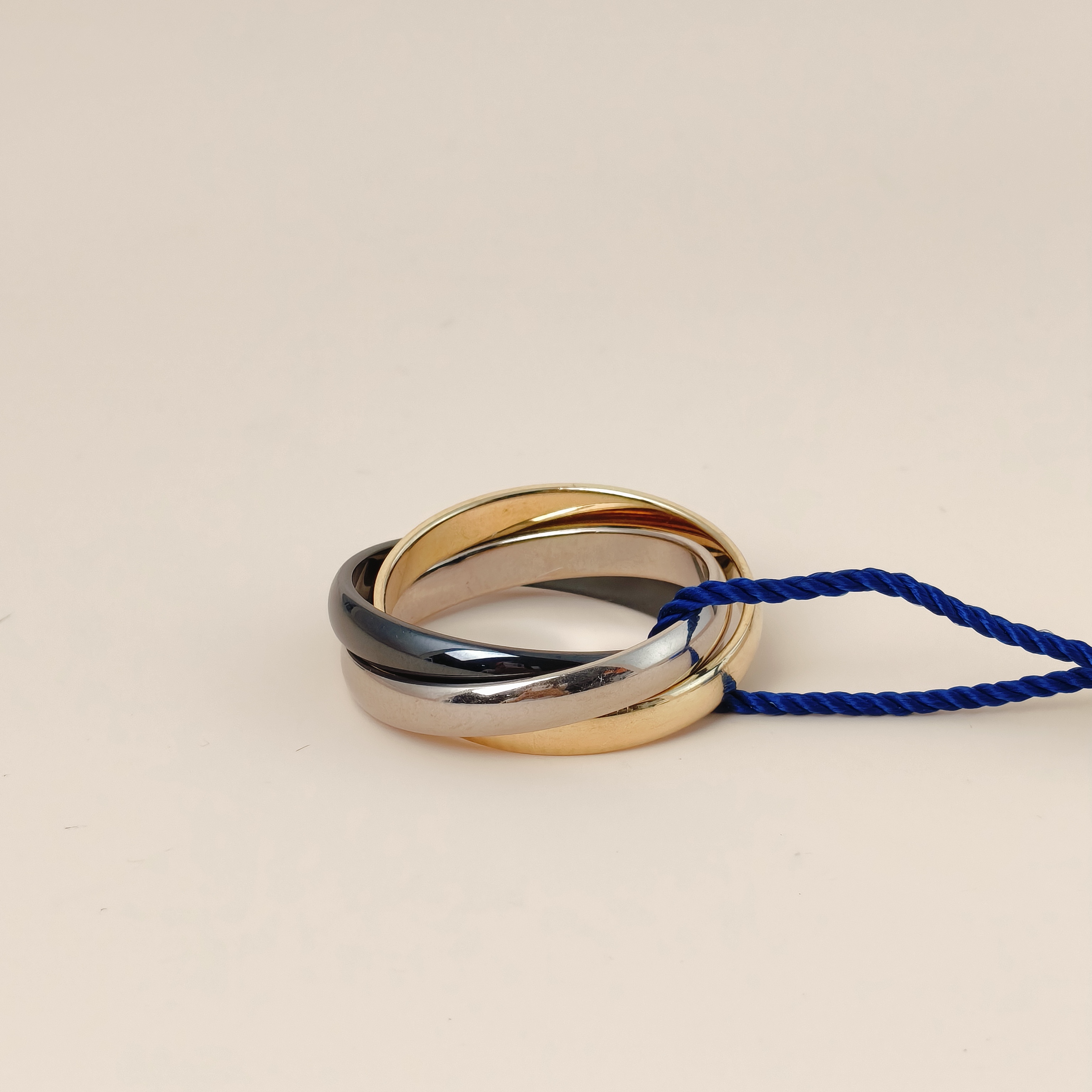 CARTIER Ring Trinity 18KW hite Gold Yellow Gold One Size54 — cover view 2 of 9