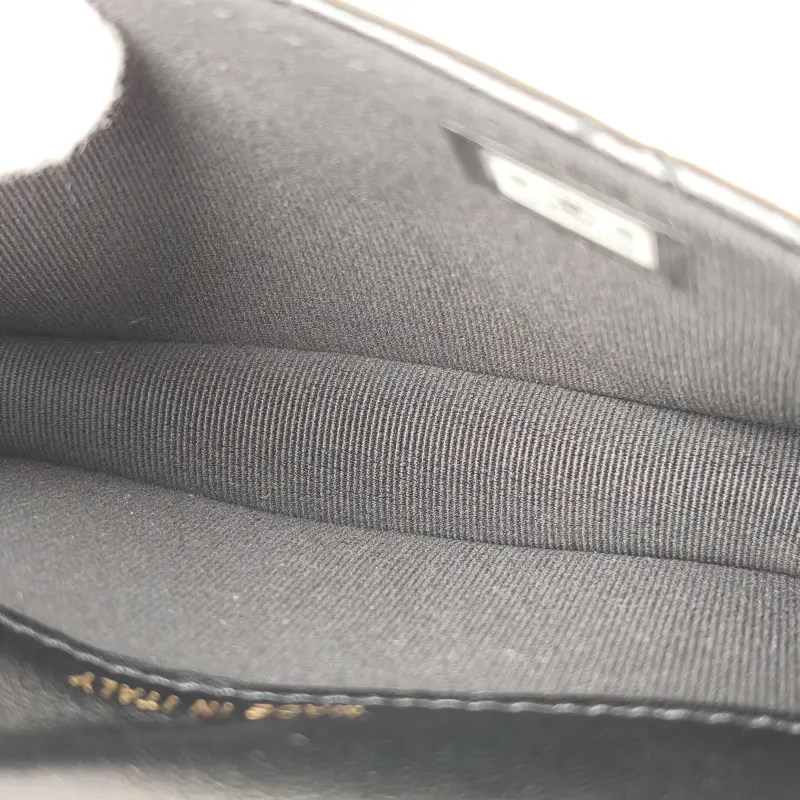 Chanel Crossbody Bag Crossbody Bag Black with Gold-Tone Hardware Lambskinmini12 × 2.5 × 9.5 cm — detail view 11 of 14