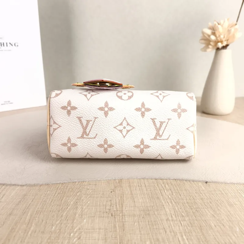 Louis Vuitton Crossbody Bag Speedy Nano PVC nano 16 × 7.5 × 10 cm — cover view 4 of 6