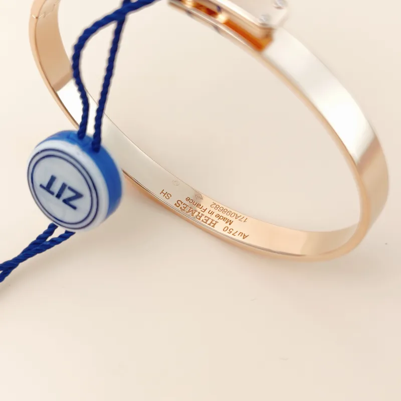 Hermès Bangle Kelly Bangle Rose Gold 18KR ose Gold One Size 15.8cm — cover view 10 of 10