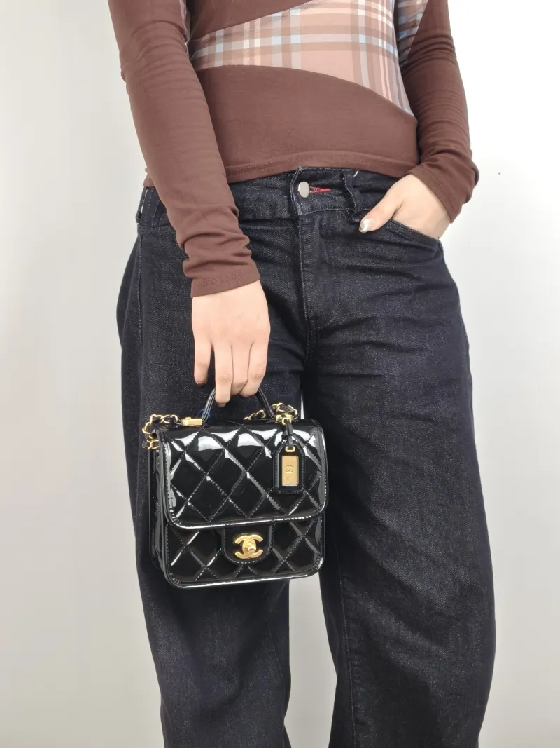 Chanel Crossbody Bag 22k Messenger Bag — on-model view 3 of 3