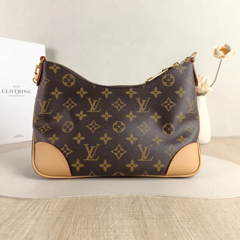 Louis Vuitton Crossbody Bag Boulogne PVC Small 26 × 9.5 × 16 cm