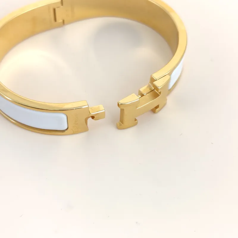 Hermès Bangle Clic HB angle White One Size16cm — cover view 4 of 7