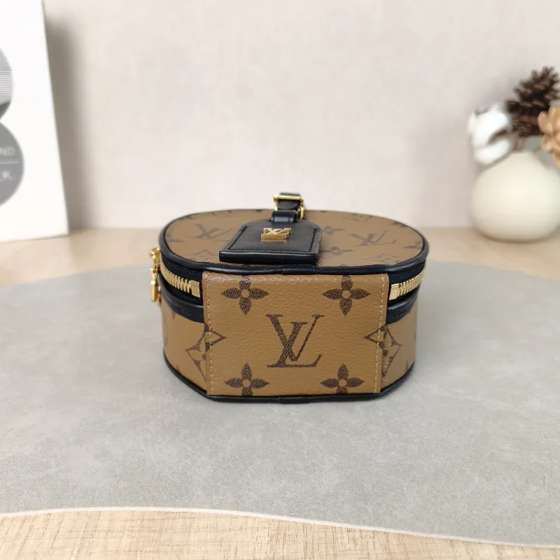 Louis Vuitton Crossbody Bag Mini BOITE CHAPEAU Monogram PVC Mini 13 × 6.5 × 12 cm — cover view 4 of 6