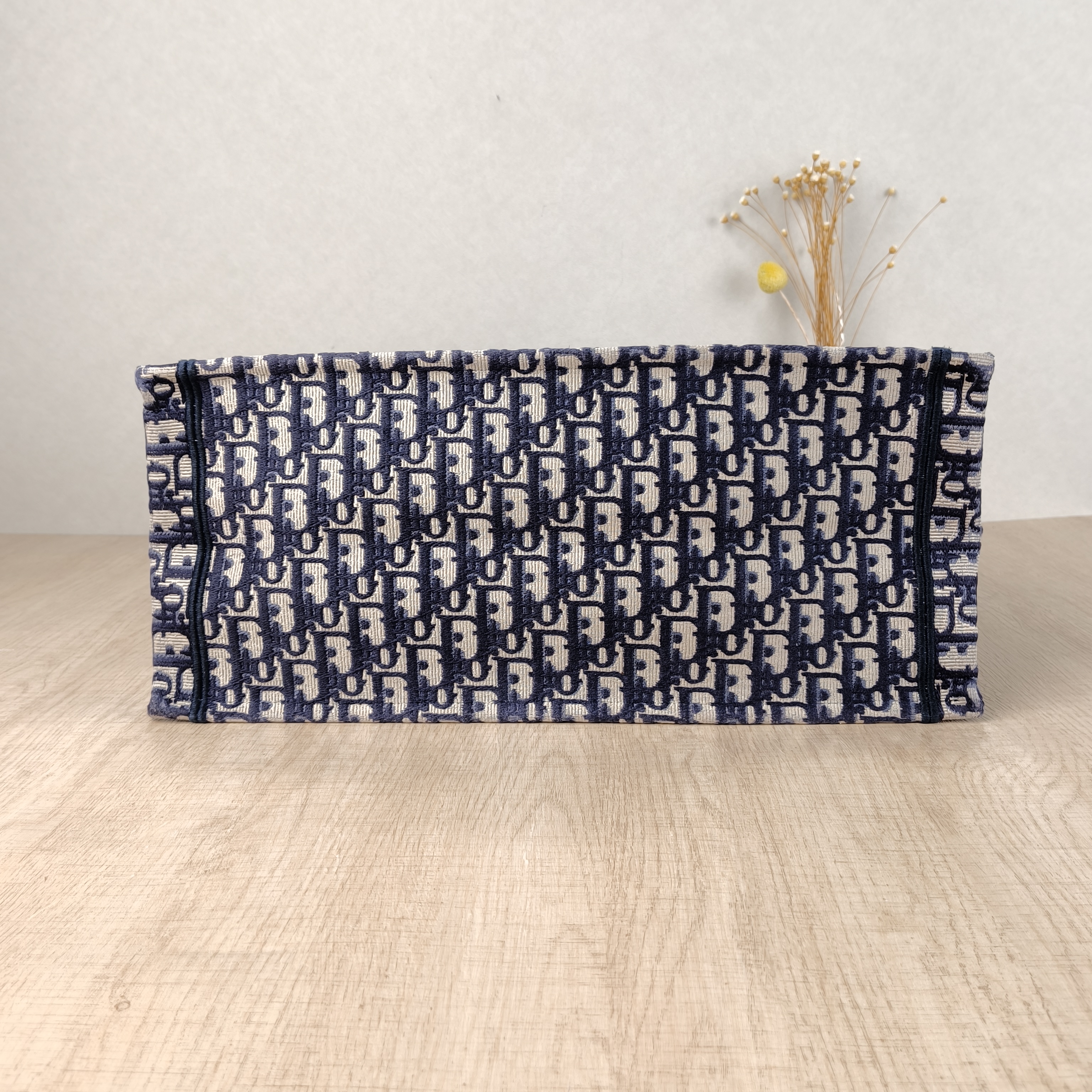 DIOR Top Handle Bag Book Tote Blue Canvas Large42 × 18.5 × 35 cm — cover view 2 of 5