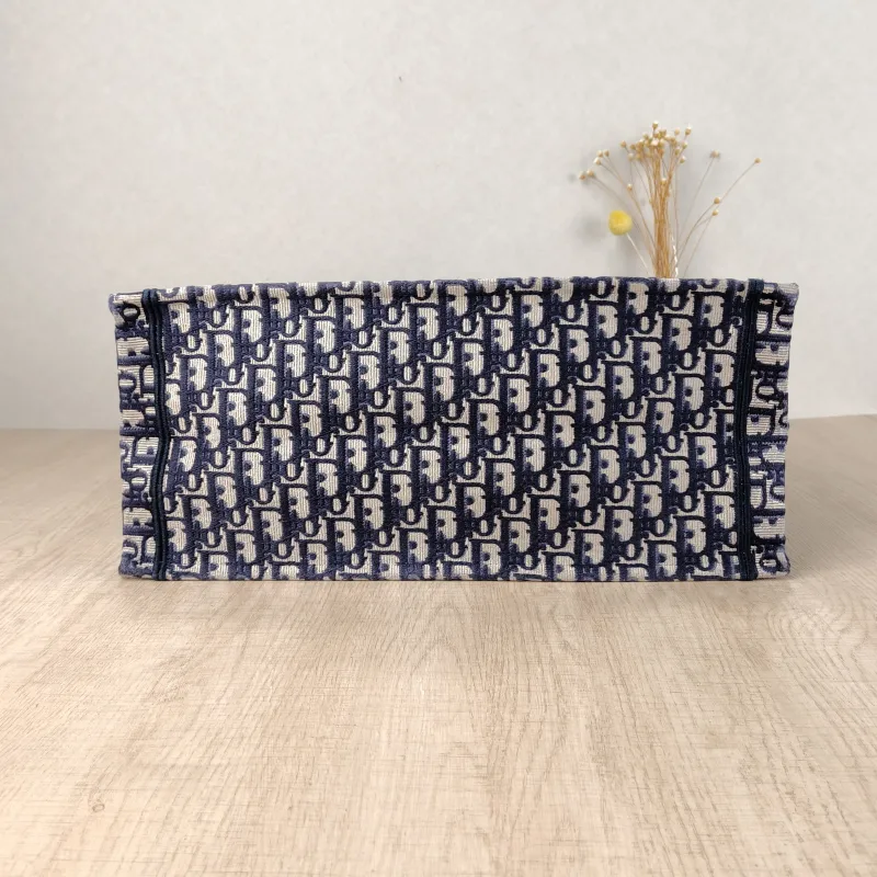 DIOR Top Handle Bag Book Tote Blue Canvas Large42 × 18.5 × 35 cm — cover view 2 of 5