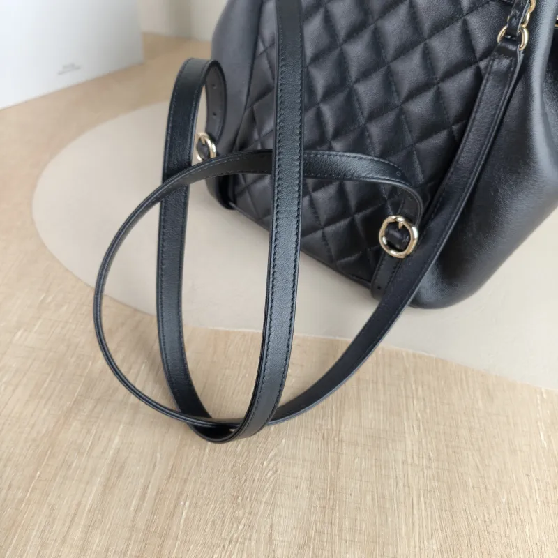 Chanel Backpack Duma Black Calfskin Large 21 × 13 × 23 cm — detail view 3 of 13