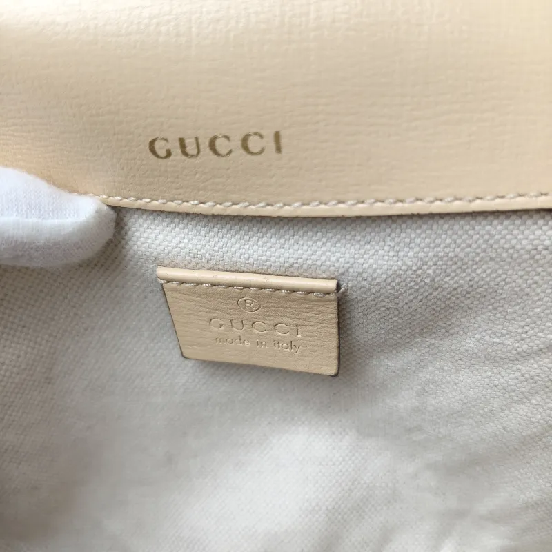 GUCCI Crossbody Bag Horsebit 1955 Horsebit Small Beige Calfskin Small 20.5 × 5 × 14.5 cm — detail view 5 of 13