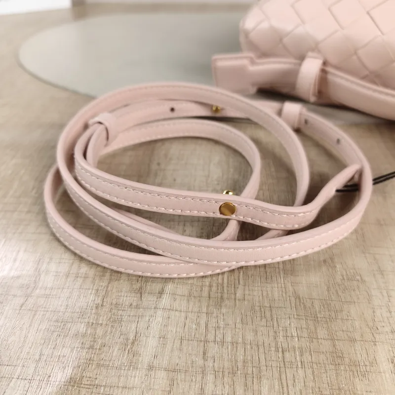 Bottega Veneta Crossbody Bag Bang Bang Cosmetic Bag Pink Calfskin 22 × 5.5 × 12.5 cm — detail view 1 of 11