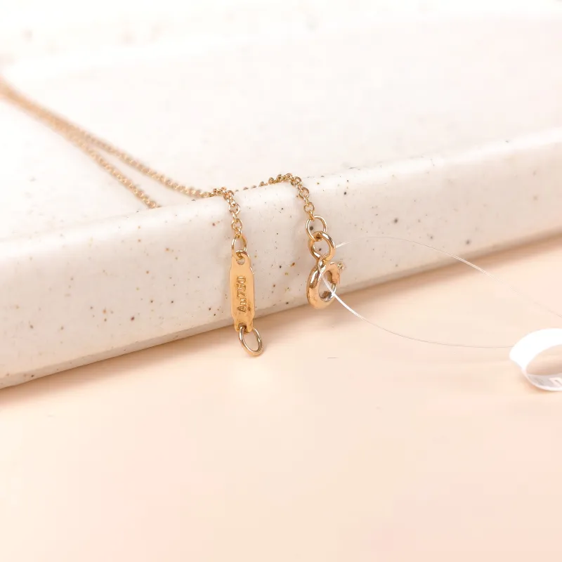 Tiffany&Co. Necklace Keys Collection Pavé Diamond Necklace Rose Gold Diamond18KR ose Gold One Size 40cm — cover view 2 of 11