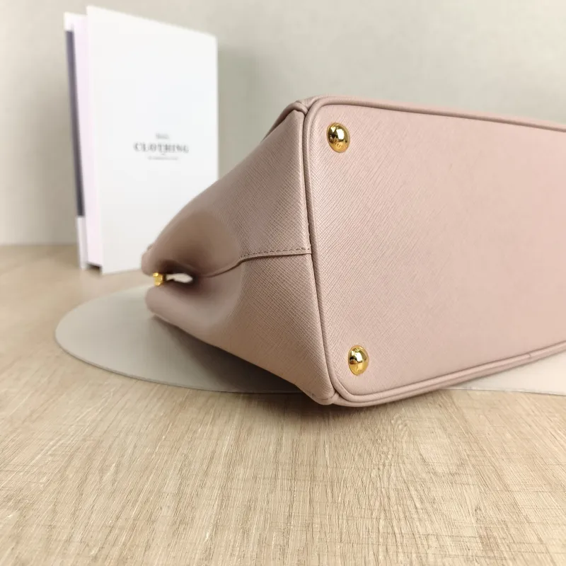 PRADA Top Handle Bag Galleria Galleria Bag Pink Calfskin One Size34 × 15 × 24 cm — detail view 13 of 13