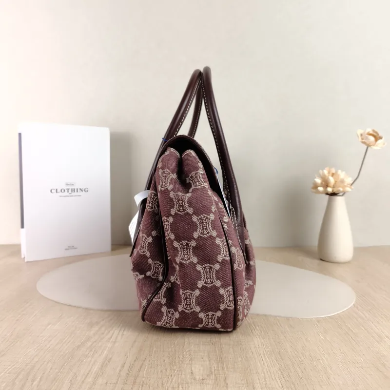 CELINE Top Handle Bag Top Handle Bag Red Canvas One Size45 × 10 × 24 cm — detail view 7 of 11