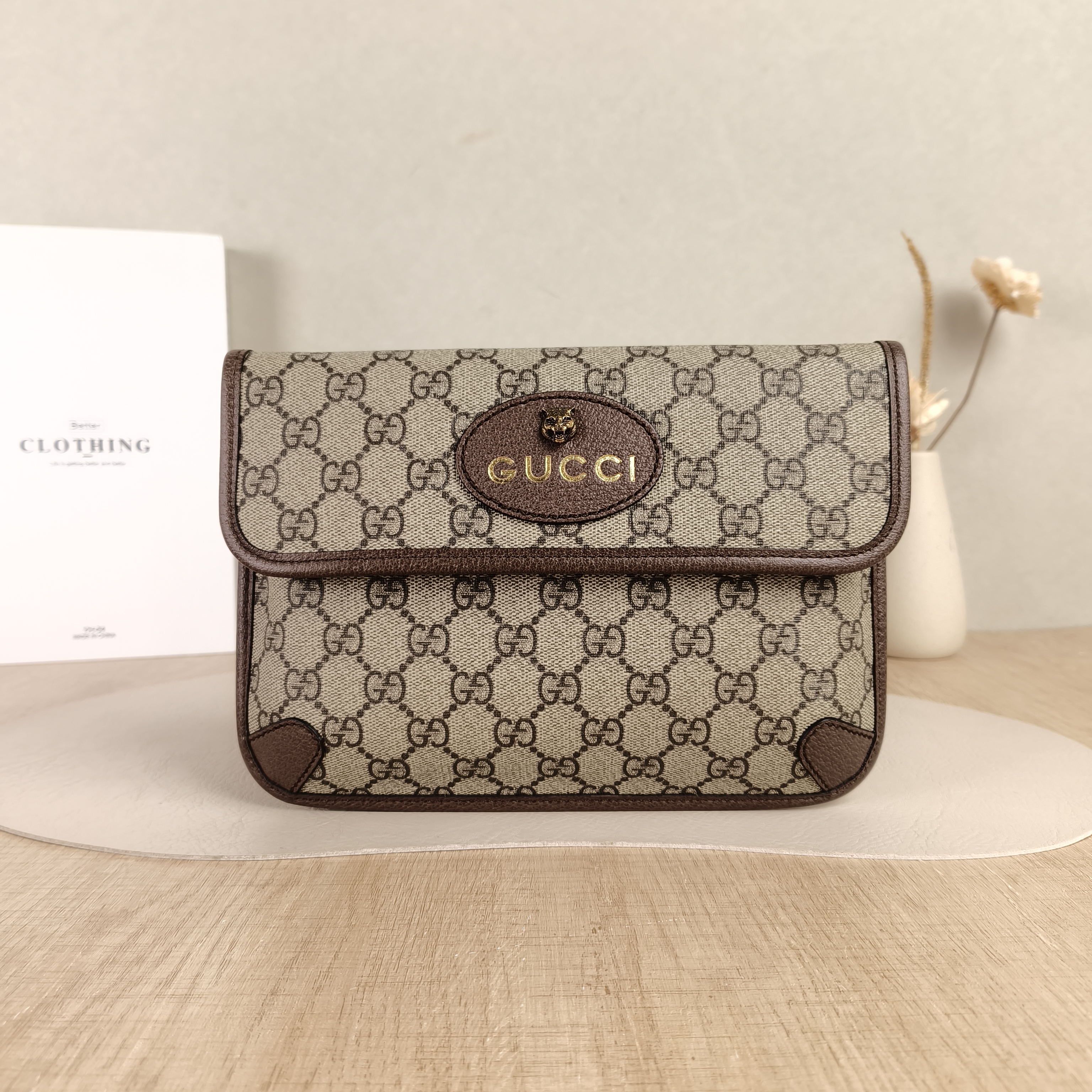 GUCCI Crossbody Bag Neo Vintage Belt Bag Monogram PVC Medium24 × 4 × 17 cm