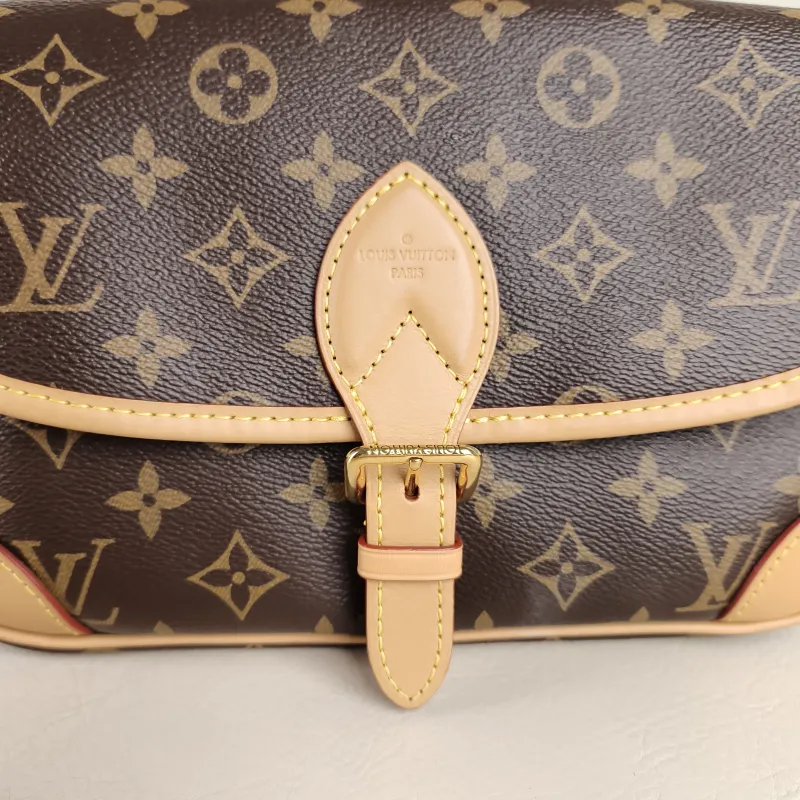 Louis Vuitton Crossbody Bag Diane Baguette Bag Shoulder Strap PVC Small 24 × 9 × 15 cm — detail view 6 of 13