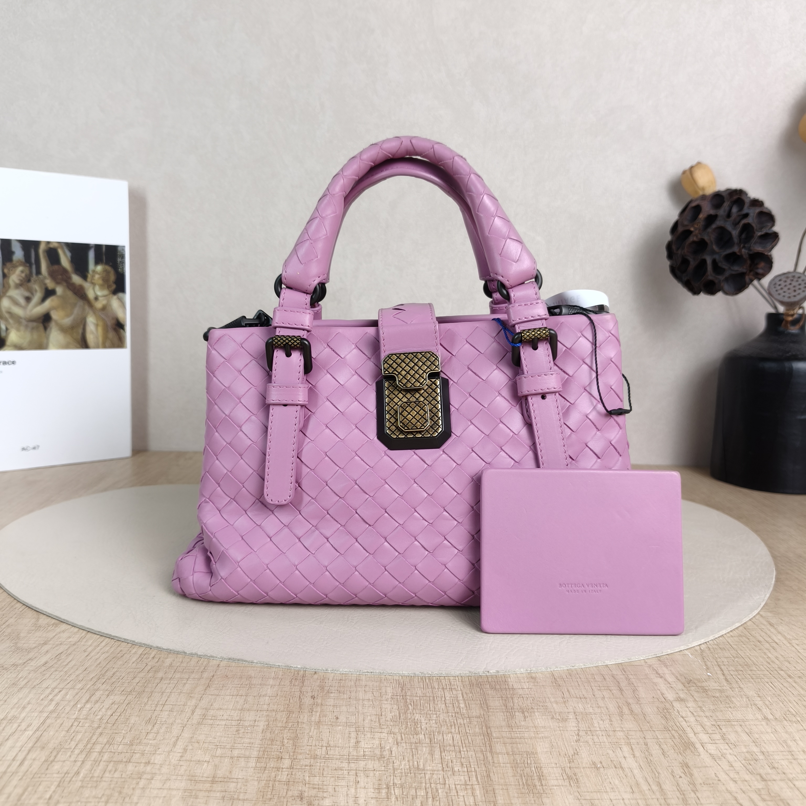 Bottega Veneta Top Handle Bag Roma Calfskinmini26 × 11 × 16 cm — cover view 3 of 6