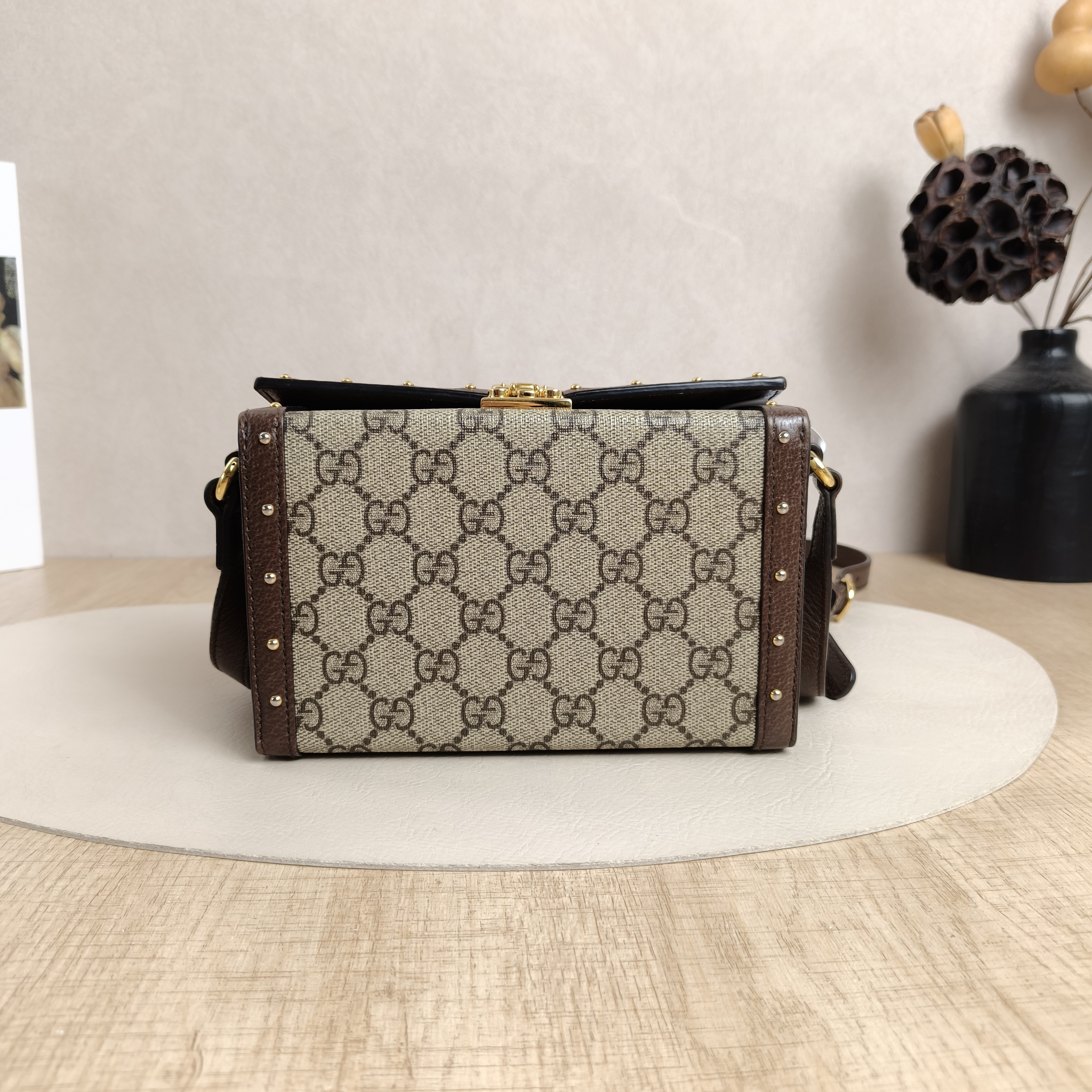 GUCCI Crossbody Bag1955Box Bag Monogram PVC18 × 7 × 11 cm