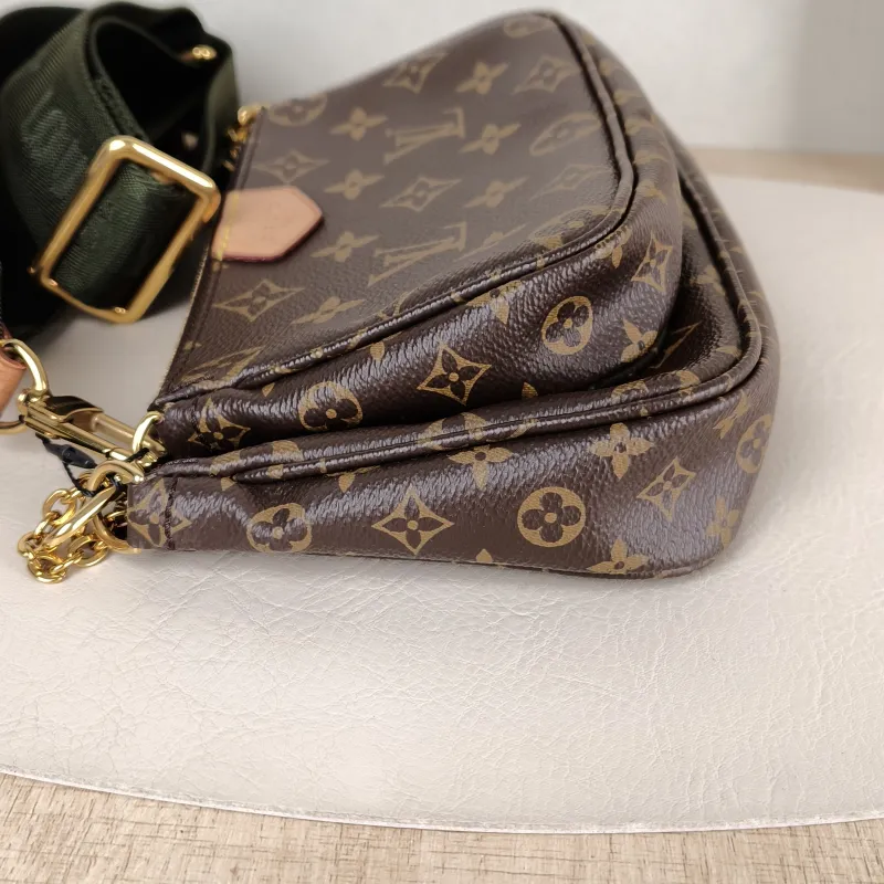 Louis Vuitton Crossbody Bag Multi Pochette Accessoires Shoulder Strap PVC Small 24 × 4 × 13.5 cm — detail view 1 of 15