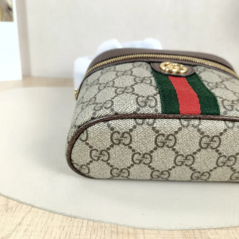 GUCCI Crossbody Bag ophidia Belt Bag Monogram PVC One Size 17 × 6 × 13 cm — detail view 12 of 13
