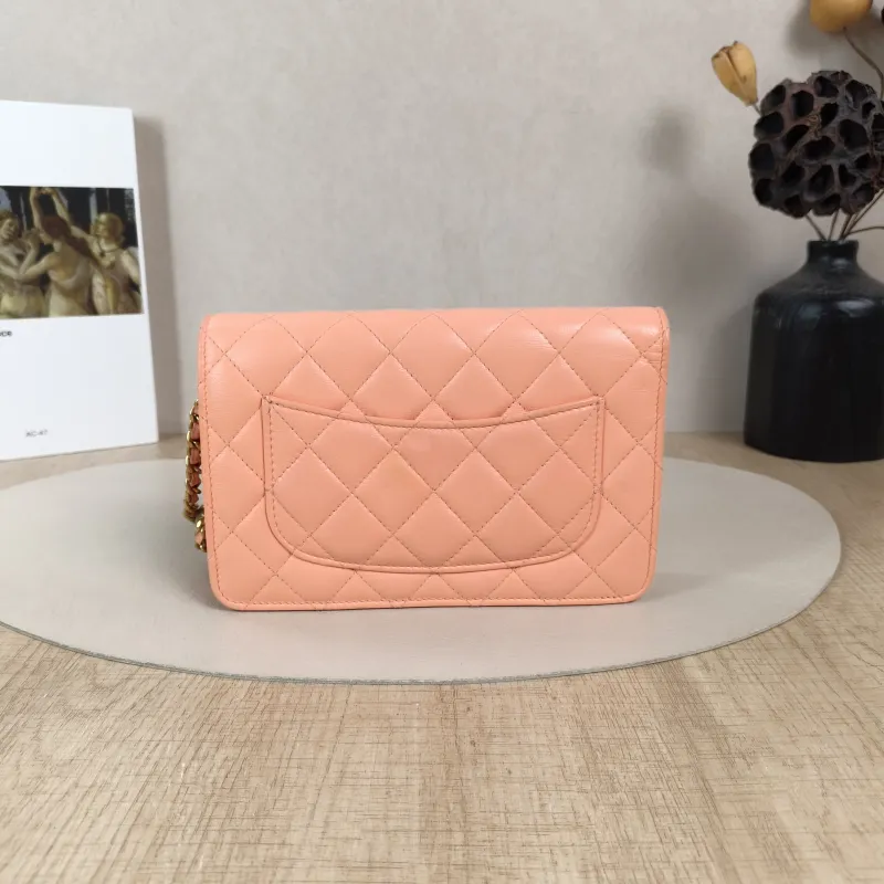 Chanel Crossbody Bag Classic Flap WOC CF WOCWOC Bag Edition Lambskinmini19.2 × 3.5 × 12.3 cm — cover view 3 of 5