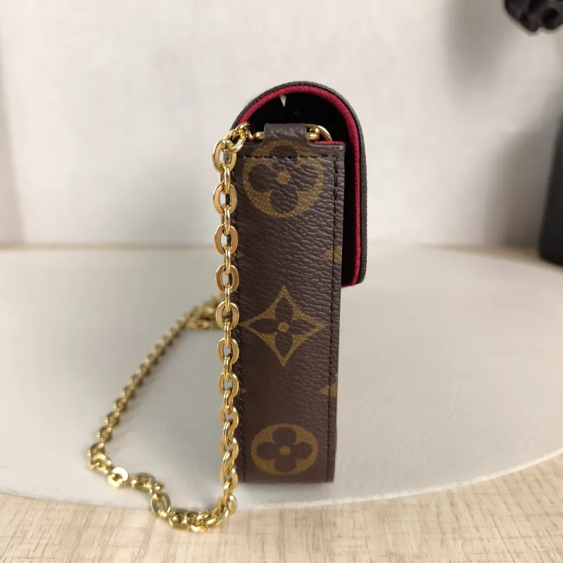 Louis Vuitton Crossbody Bag Pochette Félicie Monogram PVC Small 21 × 3 × 12 cm — detail view 3 of 15