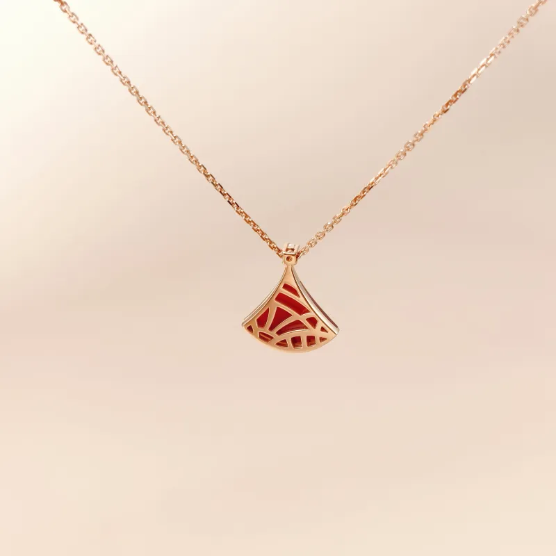 Bvlgari Necklace DIVAS’ DREAM Collection Diamond18KR ose Gold Small 43cm — cover view 3 of 12