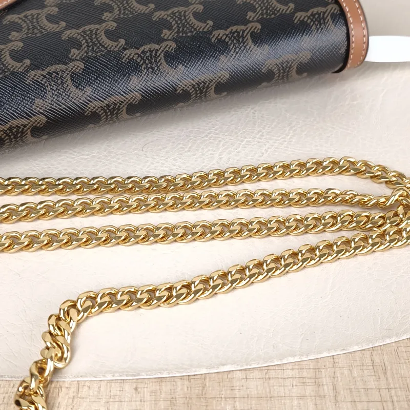 CELINE Crossbody Bag MARGO Wallet Monogram PVC Mini 19.5 × 4.5 × 13 cm — detail view 8 of 11