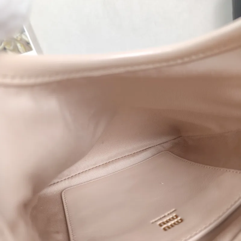 Miumiu Shoulder Bag IVY Tote Shopping Tote Pink Calfskin Mini 20*24 — detail view 11 of 11