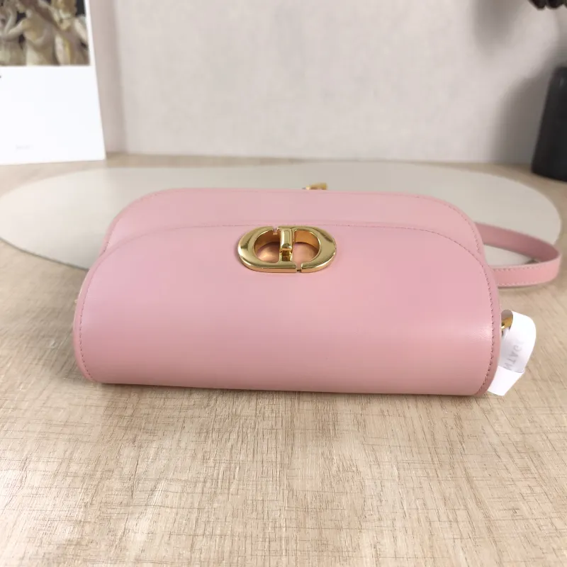 DIOR Crossbody Bag 30Montaigne 30 Avenue Pink Calfskin One Size 18 × 4.5 × 10 cm — detail view 12 of 12