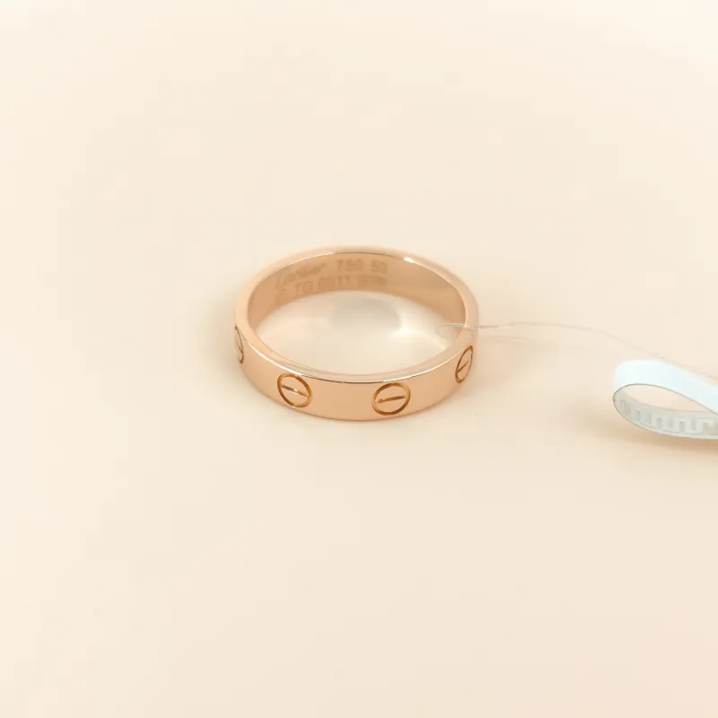 CARTIER Ring Love Rose Gold 18KR ose Gold Small 50