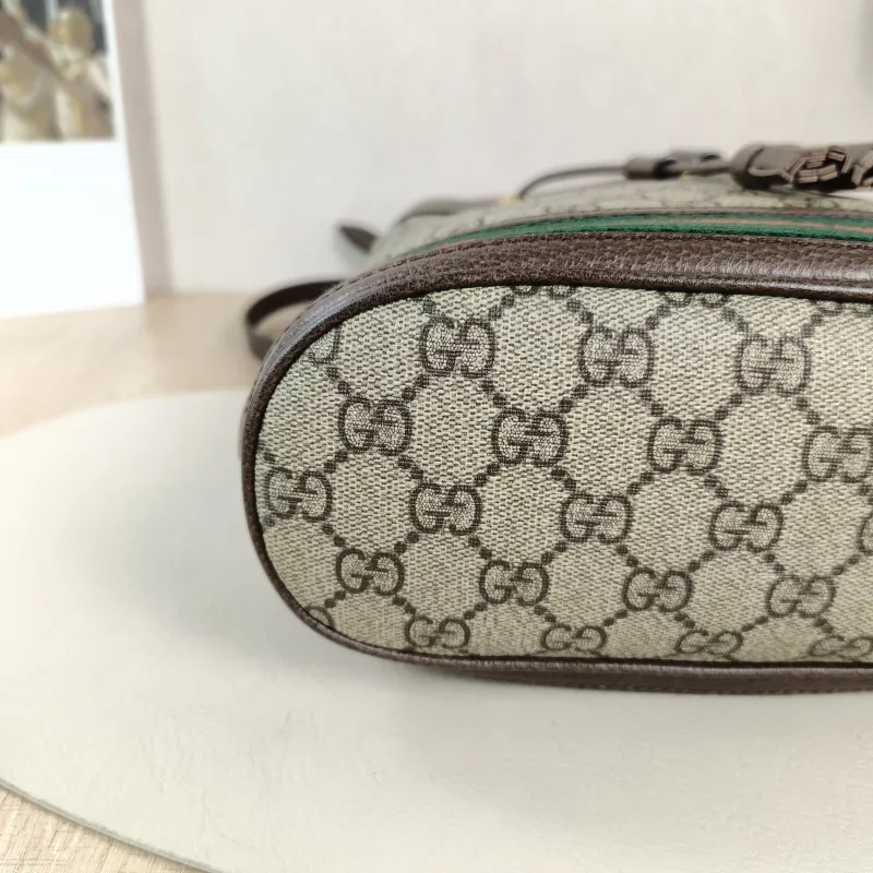 GUCCI Shoulder Bag Ophidia Bucket Bag Monogram PVC Small 20.5 × 11 × 26 cm — detail view 7 of 10