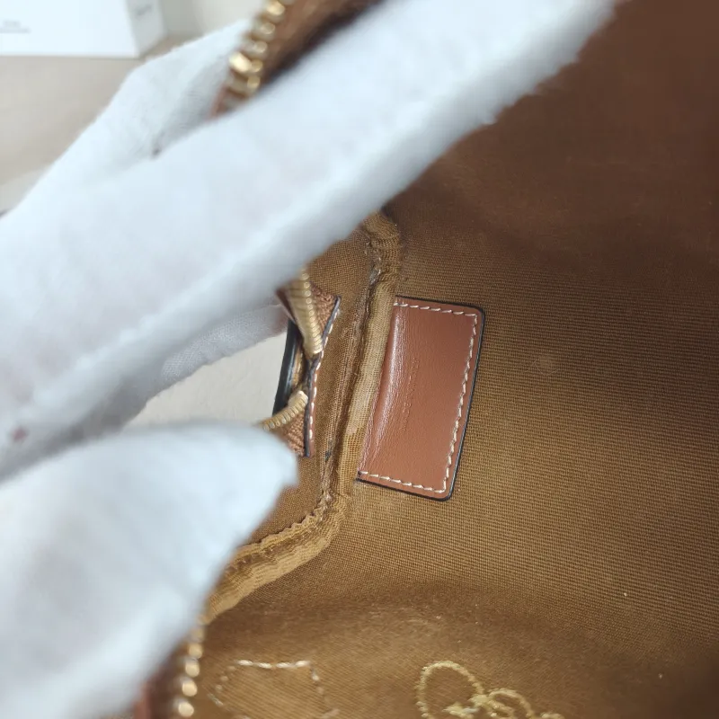 CELINE Crossbody Bag Monogram PV Cmini14 × 7.5 × 9.5 cm — detail view 1 of 11