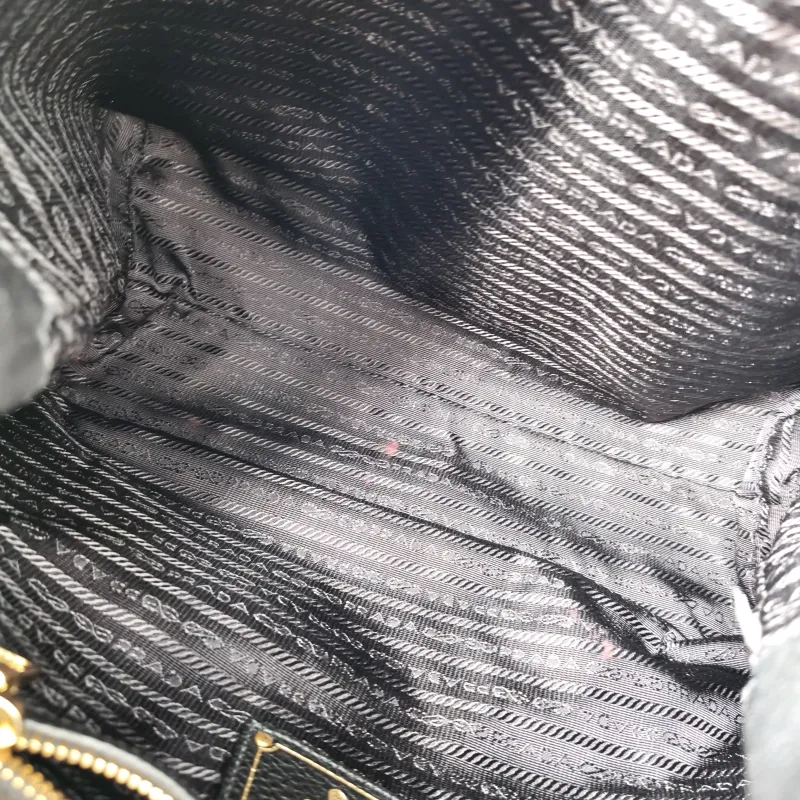 PRADA Shoulder Bag Hobo Shoulder Bag Black Calfskin One Size32 × 15 × 31 cm — detail view 7 of 13