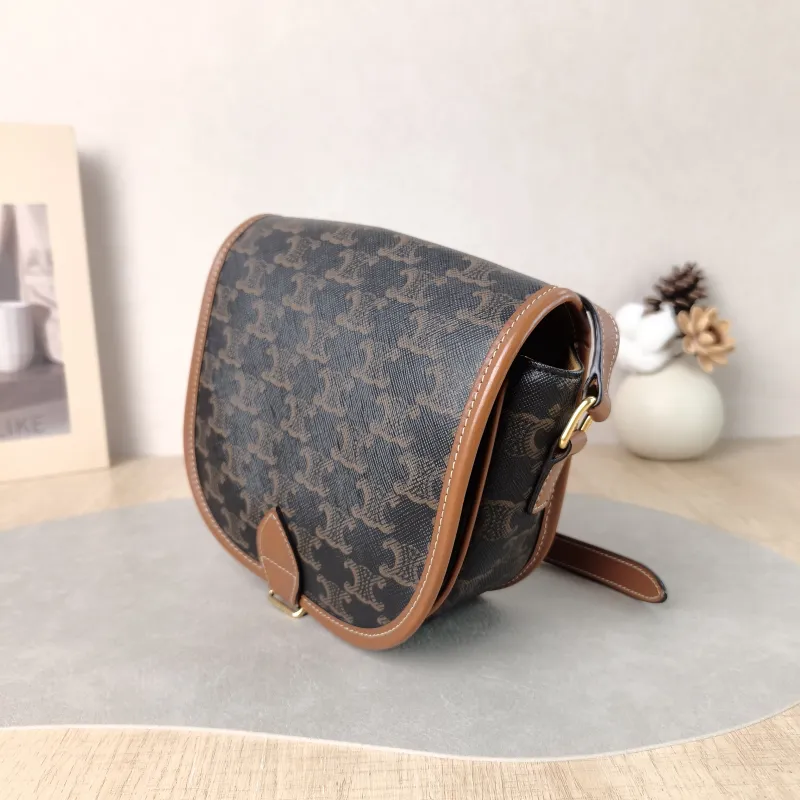 CELINE Crossbody Bag FOLCO Monogram PVC Medium 18.5 × 8 × 17 cm — cover view 3 of 5