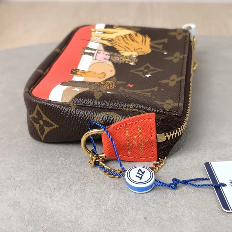 Louis Vuitton Clutch Mini Pochette Accessoires Monogram PVC Mini 15.5 × 4 × 10.5 cm — detail view 2 of 9