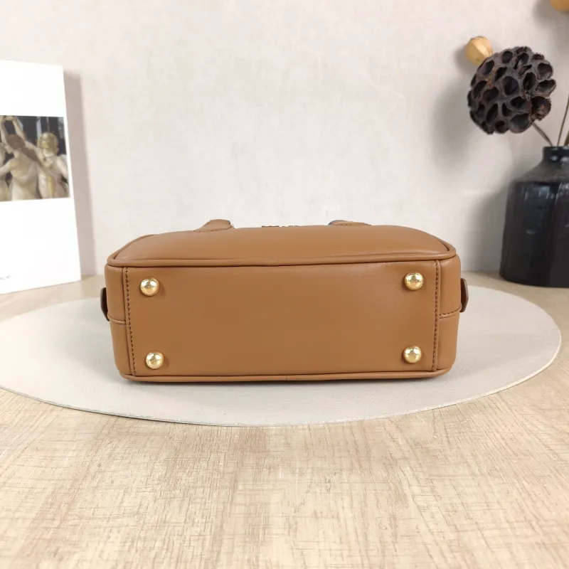 Miumiu Top Handle Bag Arcadie Collection Bowling Bag CC alfskin Medium 22 × 7.5 × 10.5 cm — cover view 5 of 6