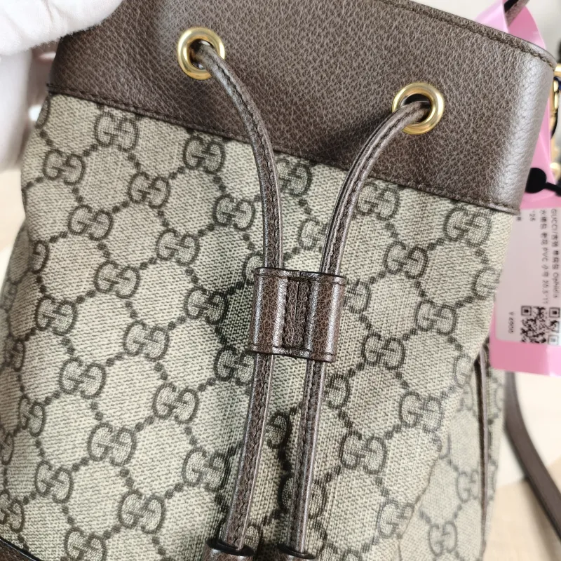 GUCCI Shoulder Bag Ophidia Bucket Bag Monogram PVC Small 20.5 × 11 × 26 cm — detail view 1 of 10