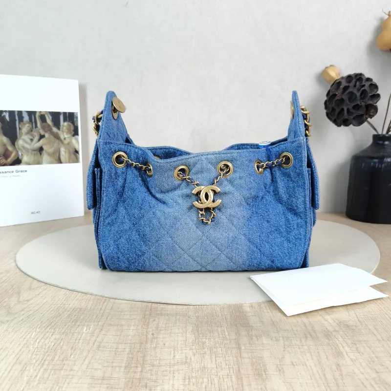 Chanel Crossbody Bag 25Bag Blue Mini 22 × 12.5 × 20 cm — cover view 4 of 6