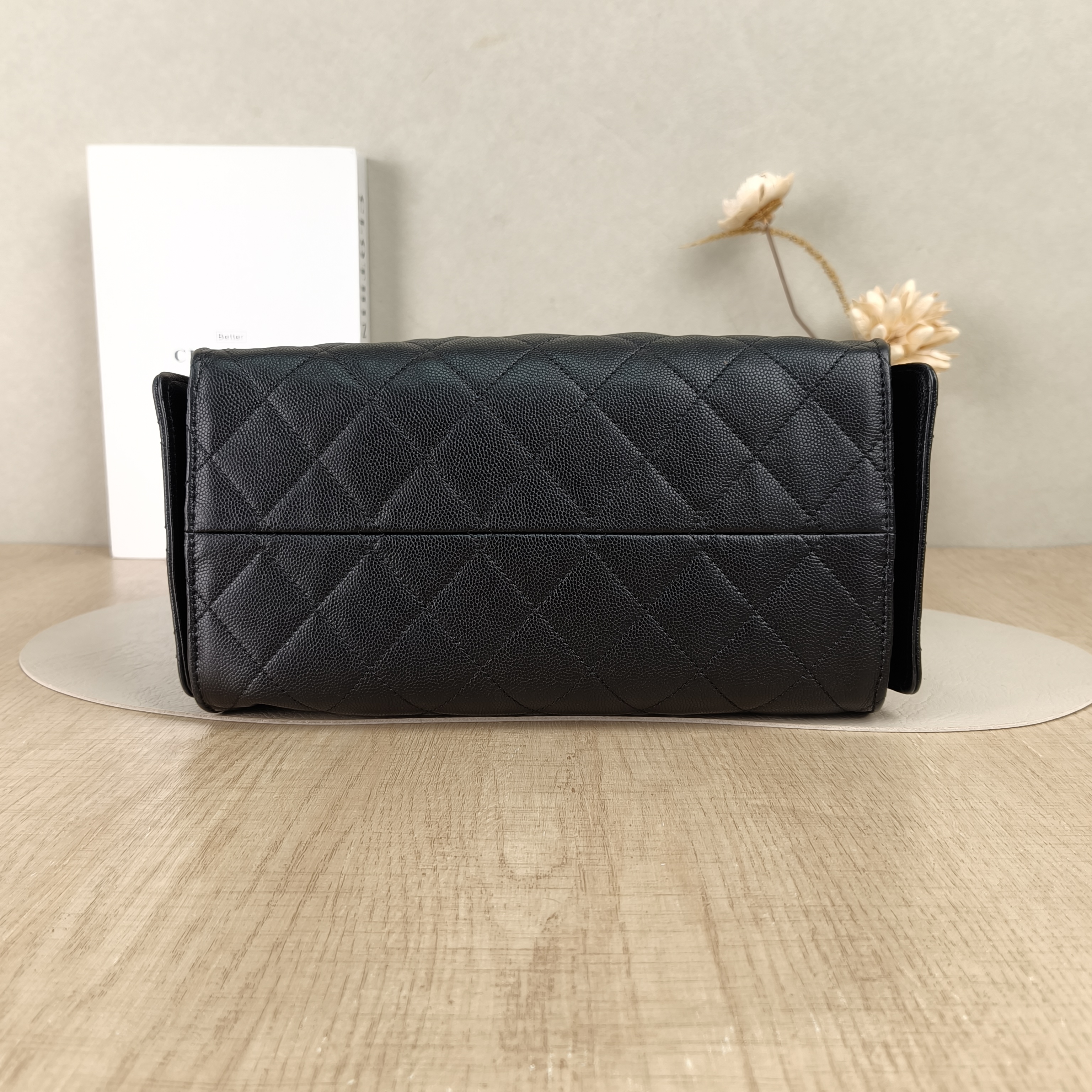 Chanel Shoulder Bag25Bag Black Grained Calfskin Small26 × 14 × 30 cm — cover view 5 of 5
