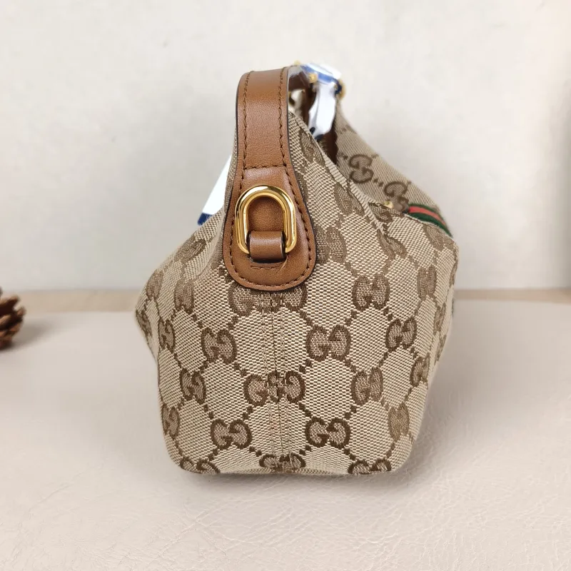 GUCCI Top Handle Bag vanity Vanity Case Bag Monogram Canvas Mini 19 × 9 × 10 cm — detail view 2 of 11