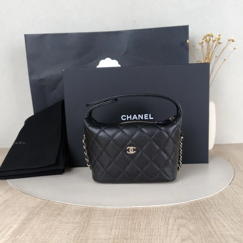Chanel Crossbody Bag25c Vanity Case Bag Black Grained Calfskin One Size16 × 6 × 13 cm — cover view 2 of 6
