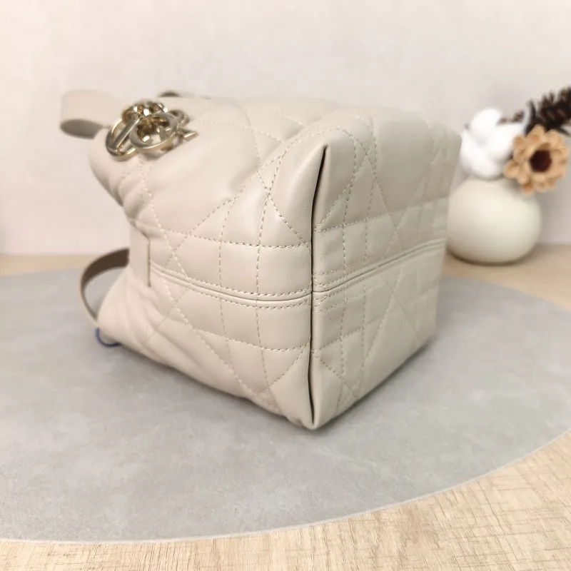 DIOR Top Handle Bag TOUJOURS Edition Beige Calfskinmini13 × 12 × 15 cm — detail view 6 of 10