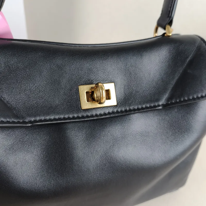 BALENCIAGA Crossbody Bag RODEO Black CC alfskin Mini 23 × 10 × 17 cm — detail view 2 of 12