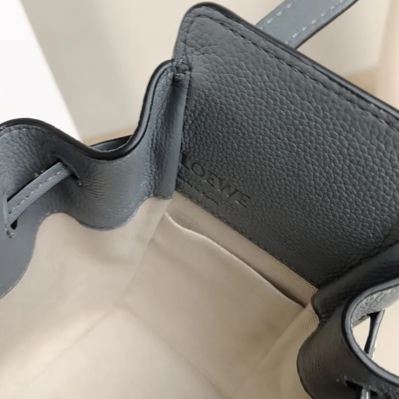 LOEWE Crossbody Bag Hammock Blue Calfskin Mini 17 × 11 × 19.5 cm — detail view 2 of 11